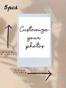 定制照片、定制照相亭打印、情侣个性化照片、DIY生日/周年纪念礼物（男女皆宜）、情人节礼物、个性化礼物、特殊场合礼物、时尚纪念品、精美文具、迷你照片打印、纪念卡、适合生日、周年纪念日 | 可直接装裱的爱情故事艺术作品。送给她的礼物、送给他的礼物、情侣照片、圣诞礼物、圣诞用品 - 多色 - 查看 14