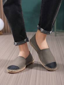 Zapatos de pescador tejidos transpirables, que absorben el sudor y antideslizantes para hombres y mujeres - Gris - Ver 12