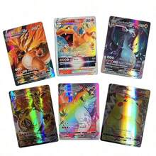 55/110 张英文版 EX/VMAX 闪卡：收藏品 - 适合粉丝和家庭，休闲对战和收藏 - 彩色 - 查看 5