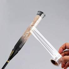 1 Roll 150m Badminton Racket Handle Grip Transparent Underlay Film, Tennis Racket Grip Cushion Underlay Film - Multicolor - View 6