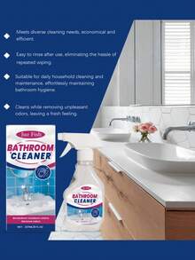 Multi-Purpose Bathroom Cleaner, Suitable For Shower, Walls, Tiles, And Removing Water Stains And Dirt - Liquid - View 5