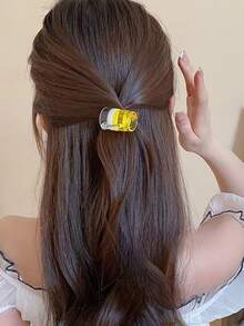 1pc Creative Funny Faux Beer Can Hair Clip, Bangs Side Hairpin, Novelty Gift - Multicolor - View 2
