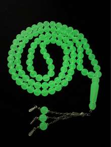 1pc 99pcs Glow-In-The-Dark Islamic Prayer Beads Bracelet - Multicolor - View 5