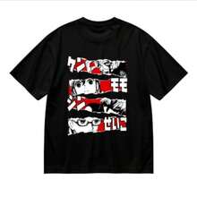 Anime Dandadan Okarun Dan Da Dan Graphic Tee  Harajuku Streetwear Fashion T-Shirt Casual Short Sleeve - Black - View 5
