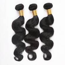 1pc/3PCS Body Wave Bundles Human Hair 10A Brazilian Hair Bundles For Women Natural Human Hair Weave Extensions Soft Natural Black - Natural Black - View 13