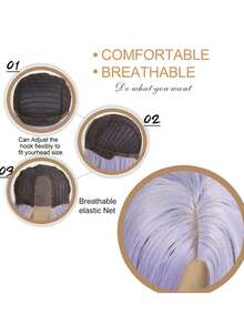 Peluca de onda corporal, peluca rizada de 26 pulgadas, adecuada para uso diario y festivales - Multicolor - Ver 9