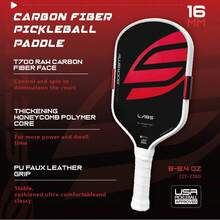 Vợt Pickleball Selkirk Boomstick | Sợi carbon T700 16mm, kiểu dáng Selkirk Core LABS Project - 16MM - Xem 7