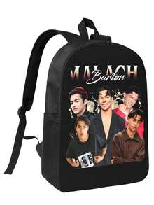 Vintage Malachi Barton T Shirt Zombies Inspired Malachi Burton Victor Shirt Retro 90s Tee Hiphop Clothes Tv Show Merch Fans Gift Polyester Printed Backpack - Vibrant Patterns With Water-Resistant Fabric - 長方形 - 查看 1