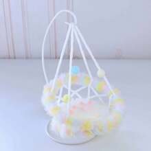 10cm Hamaca de columpio de muñeca de algodón hecha a mano para muñecas BJD, muebles para muñecas GSC, OB11 - Multicolor - Ver 5