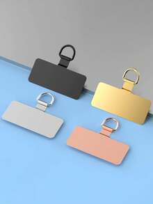 2pcs Stainless Steel Clips, Phone Lanyard Spacers, Ultra-Thin 0.3mm Stainless Steel Washers, Anti-Lost Connector Pieces - Multicolor - View 5