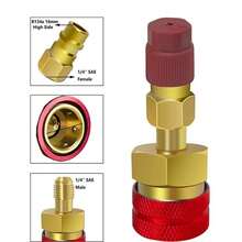 R1234YF To R134a Quick Coupler Adapter Car Low Side Air Conditioning Fitting Kit - A - View 8
