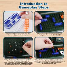 Battleship (Classic Face-To-Face Naval Battle Strategy Board Game) - 2-Player Cooperative Guessing Game - Ideal For Family Gatherings And Party Activities - Party Game - Multicolor - View 5