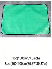 1片可折叠绿色植物换盆垫，适用于室内盆栽植物和多肉植物养护，防水加厚PE材质，易于清洁，大号可折叠植物盆垫，园艺工具 - 綠色 - 查看 11