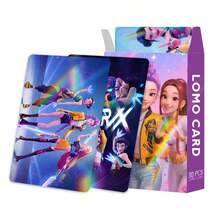 Mattel 30 piezas de Tarjetas Mini Holográficas de Doble Cara del Escuadrón de Caza de Brujas, Tarjetas LOMO, Accesorios de Anime, Tarjetas Fotográficas - Multicolor - Ver 7