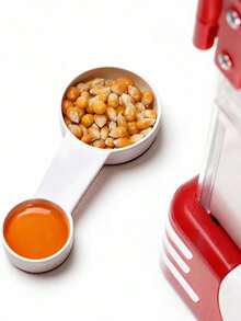 Maquina De Palomitas Eléctrica 8 Tazas Acero Inox Rojo - Tipo de Enchufe A USA (110-127V) - Ver 6