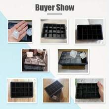 15-Grid Silicone Ice Cube Mold Silicone Ice Tray Quick Freezing Easy To Peel Off(1pc Random) - Multicolor - View 6