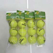 Pelotas de Tenis de Alto Rebote - Pelotas de Práctica Duraderas y Reutilizables para Estudiantes, Entrenadores y Ejercicios en Solitario| Perfecto para clases de deporte, patio trasero, entrenamiento cardiovascular. GZA5 - 929 Pelotas de tenis resistentes envasadas individualmente (12 unidades) - Ver 3