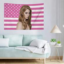 60x90cm 90x150cm Lana Del Reys 2012 Barber Shop Home Decor Items Flaga Custom To Hang Garage Flags Bedrooms Advertising - Nhiều màu - Xem 3