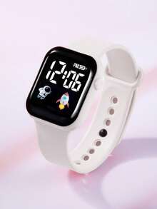 2 piezas Relojes digitales rectangulares para niños - Multicolor - Ver 4