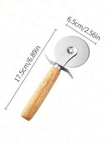 Stainless Steel PIZZA Roller, PIZZA Wheel, Easily Roll Out Perfect Pizza, Kitchen And Restaurant Tools, Italian Pizza Small Tools, Durable Materials, Pizza Baking Tools - Multicolor - View 7