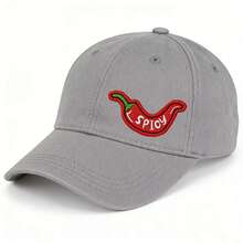 1pc Chili Pepper Embroidery Iron-On Patch, Funny Embroidered Iron-On Patch, Suitable For Clothes, Jeans, Backpacks - Red - View 4