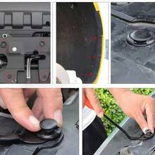 1240 piezas/Caja Remaches de plástico, piezas de plástico para parachoques de automóvil, guardabarros, maletero, etc., clips de instalación rápida, tornillos para tuercas industriales, borde empujable de rosca completa, uso multipropósito - Un remache - Ver 8