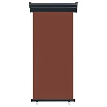 vidaXL Balcony Side Awning 85x250 Cm Brown - A - Übersicht 2