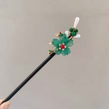 1pc Retro Style Tassel Hair Stick, Chinese Traditional Hanfu Hair Accessory For Bun Updo,Summer,Holiday,Travel,Festival,Birthday - Multicolor B - View 10