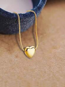 1条S925纯银极简3D心形脚链，浪漫设计，适合女性日常及度假佩戴，独特心形，百搭优雅，是馈赠佳品。 - 心 - 查看 8
