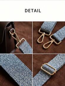 54英寸极简编织替换包带，柔软面料，可调节，适用于手提包和托特包 - 彩色 - 查看 5