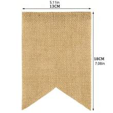 Irish Burlap Shamrock Garland Banner Creative Spring Hanging Decoration For Home Store Wall Fireplace Mantle - Green - View 5