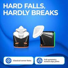 GAN 356 R S,  Speed Cube Gans 356RS Magic Cube Non-Magnetic (Stickerless)(3x3) - Nhiều màu - Xem 3