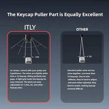 50个实用型机械键盘轴体，DIY热插拔十字轴，清脆的点击声和静音效果，是游戏玩家的理想之选，免费赠送键帽和拔轴器 - 彩色 - 查看 9