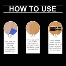 蜂蜡家具护理剂及保养剂，翻新、清洁、抛光并保护木制家具 - 固體 - 查看 4