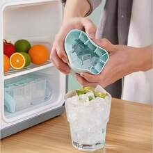 2pcs/Set Silicone Ice Cube Trays, Easy To Use And Durable, Suitable For Making Ice Cubes, Ice Buckets And Glasses, Cylindrical Ice Cube Molds - Easy To Use, Durable Mini Cup Ice Buckets, Shaved Ice Supplies Freezer Ice Tray - Multicolor - View 2