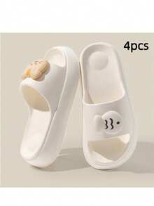 1 Pair New Cute Cat & Fish Design Beach Slippers, Summer EVA Non-Slip Lightweight Durable Slippers For Women - Women's Slippers - View 25