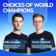 GAN 356 R S,  Speed Cube Gans 356RS Magic Cube Non-Magnetic (Stickerless)(3x3) - Nhiều màu - Xem 9