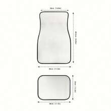 4PCS/2pcs Black Leopard Print Car Floor Mats, Suitable For All Car Models, All-Season Floor Mats, With A Non-Slip Base, Easy-To-Clean Car Interior Accessory. - Floor Mats - View 7