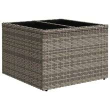 vidaXL 6-Teiliges Sofa-Set Mit Kissen, Grau Poly-Rattan Mit Speicher - Grey - View 5