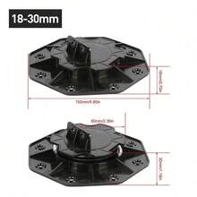 Adjustable Decking Pedestal-Riser 18mm-30mm 30mm-60mm Pack Of 10 - Black - View 9