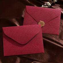 2/16/30Pcs High-Quality Envelopes And Stationery, Featuring Vintage Wax Seals And Paper, Suitable For Gift Wrapping Envelopes, Wedding Invitations, Mailing Letters, Event Invitations, And Holiday Invitations-,Valentine's Day,Wedding Season,Birthdays - Multicolor - View 6