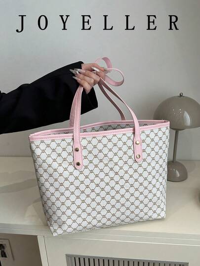 Large Capacity Women's Commuter Bag, Personalized Handbag, 2025 New Exquisite Niche One Shoulder Bag, High-Quality Women's Bag