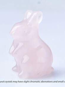 CUPIDCRYSTAL Natural Crystal Carved Rabbit, Perfect Crystal Gift, Easter Gift, Easter Bunny, Crystal And Stone, Home Decor Healing Crystal - Multicolor - View 16