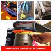 Anillo de sellado de polvo del brazo de la excavadora - Adecuado para varios modelos, compatible con Komatsu, Hitachi, Case, Doosan, Sany, Xuzhou y otros equipos - sin pasador de desmontaje - Ver 5