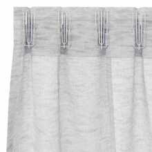 vidaXL 2 Stück Vorhänge aus Voile in hellgrau, 225 x 140 cm, aus Polyester - Tagli Unica - Visualizzare 5