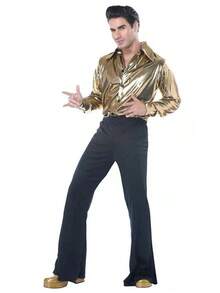 Men Cosplay Clothing - Gold - View 4