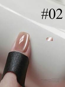 12毫升 冬春美甲 情人节冰透粉色缎面玻璃珠猫眼凝胶指甲油 2026 裸粉色玻璃珠猫眼美甲美白流行当季美甲用品 - 彩色 - 查看 6