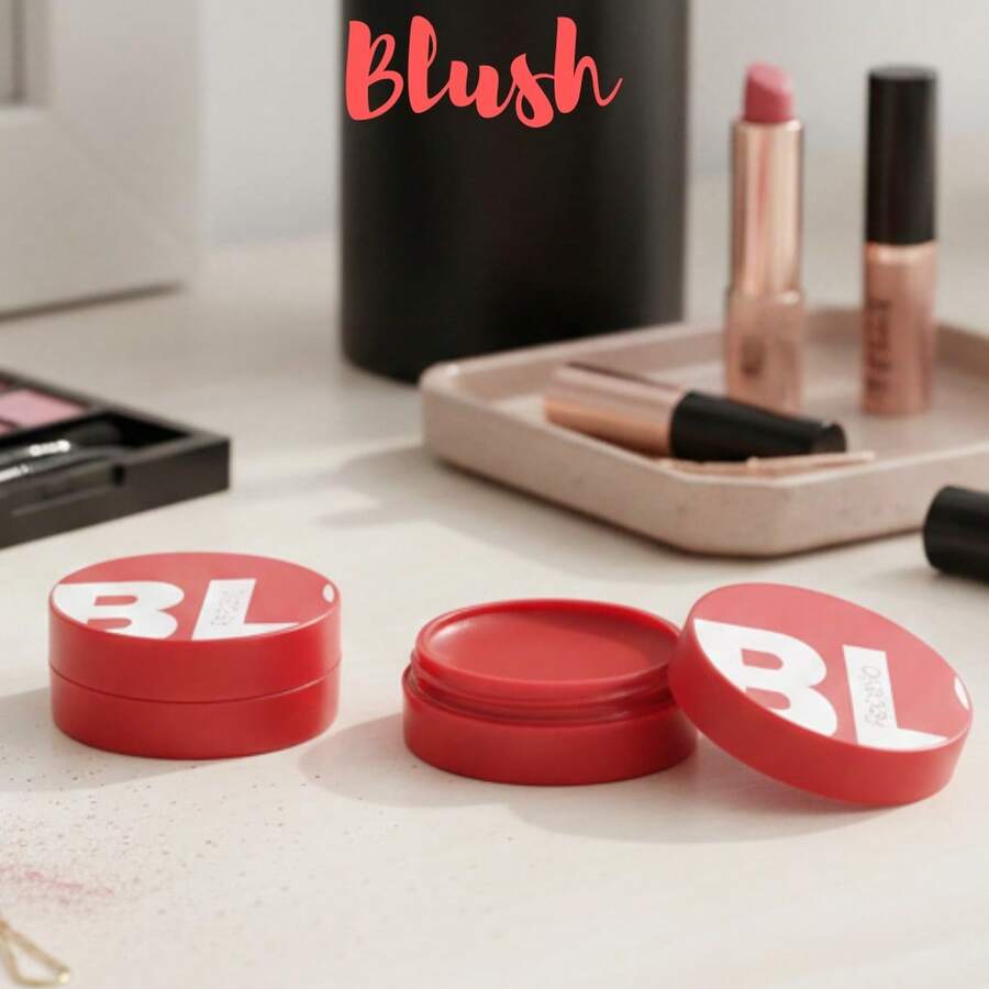 Creamy Blush In Coral, Rosy Shade, Flawless Finish Makeup, Febella - 04 - View 1