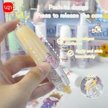 WQN 1pc Large Capacity Double-Sided Glue Dot Dispenser 2pcs White Solid Glue Sticks 2pcs Cute Cartoon Stickers High-Value Study Tool Set Back-To-School Essential - Sets - View 4