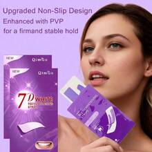 7D+PAP+Dry Adhesive+Purple Teeth Whitening Strips, Teeth Whitening, Teeth Strips, Deep Cleaning, Oral Care, Whitening Strips, Fresh Breath, Teeth Whitening Strips, For Travel & Home Use, Purple Teeth Whitening, 7-14-21 Pairs, Dry Adhesive, Purple Teeth Whitening - Purple + PAP + Dry Stickers + Teeth Whitening Strips - View 5